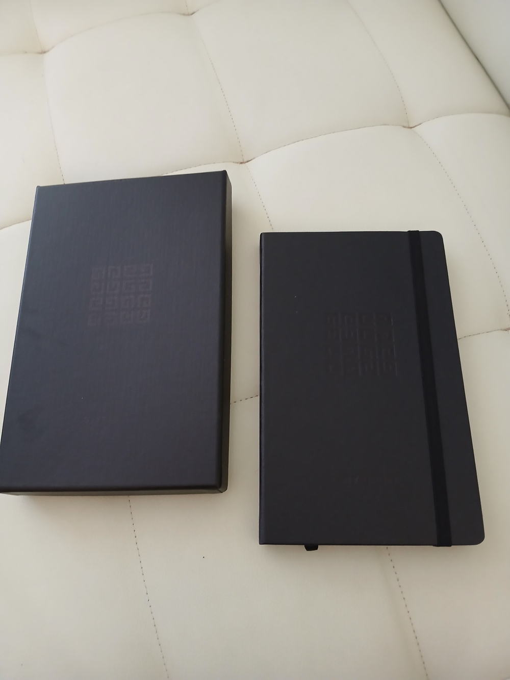 Givenchy Black Notebook with Elastic Strap
